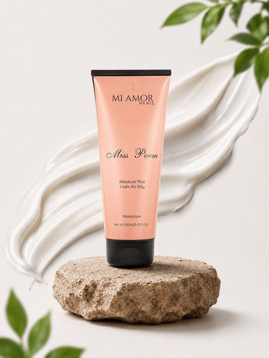 MI AMOR PARIS Miss Poem Women Face, Body & Hand Moisturizing Cream – Daily Hydration with Shea Butter & Glycerin (150ml)