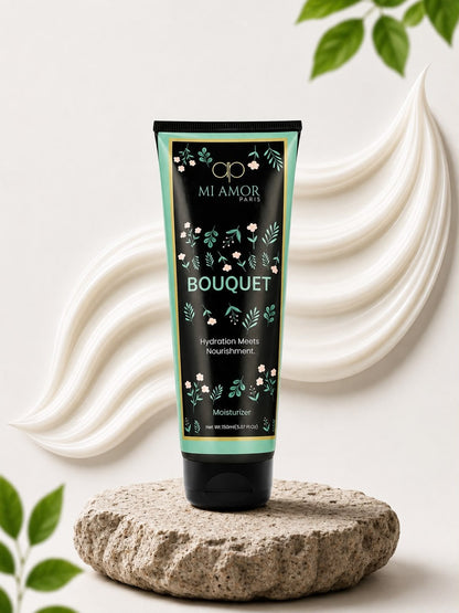 MI AMOR PARIS Bouquet Women Moisturizing Cream | Non-Greasy Daily Face, Body & Hand Moisturizer | 150ml
