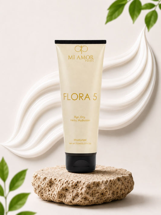 MI AMOR PARIS Flora 5 Women Moisturizing Cream | Lightweight Face, Body & Hand Cream with Shea Butter & Glycerin | 150ml