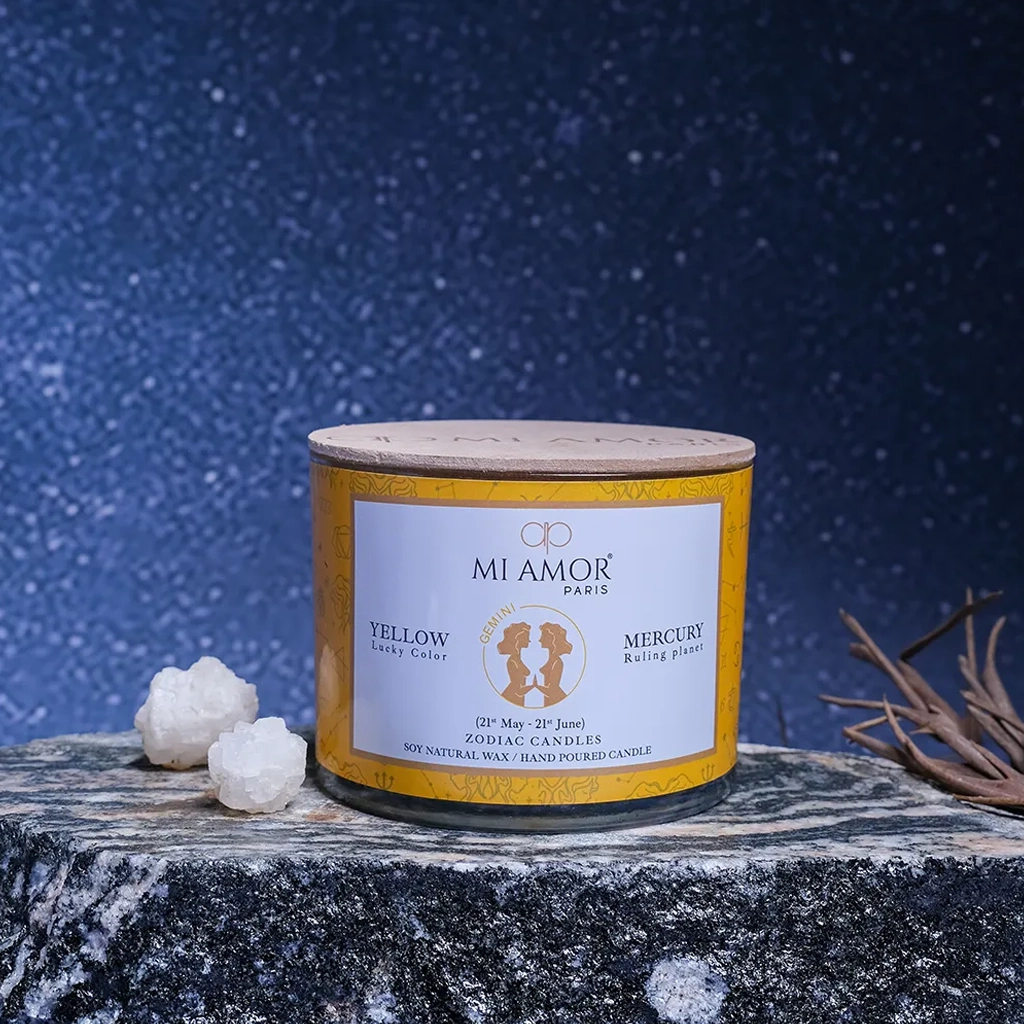 Gemini Zodiac Candle - MI AMOR PARIS