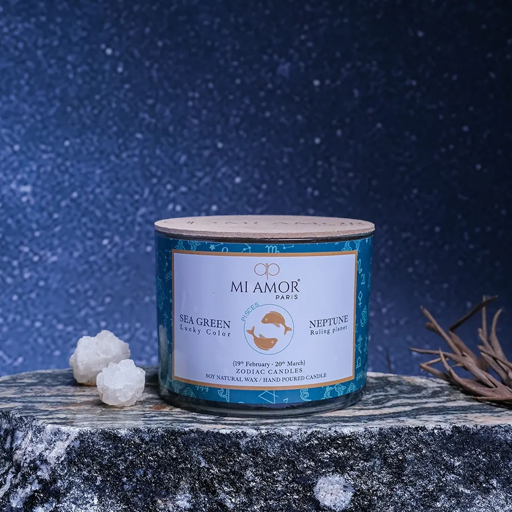 Pisces Zodiac Candle