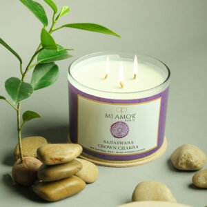 Sahaswara Crown Chakra Candle