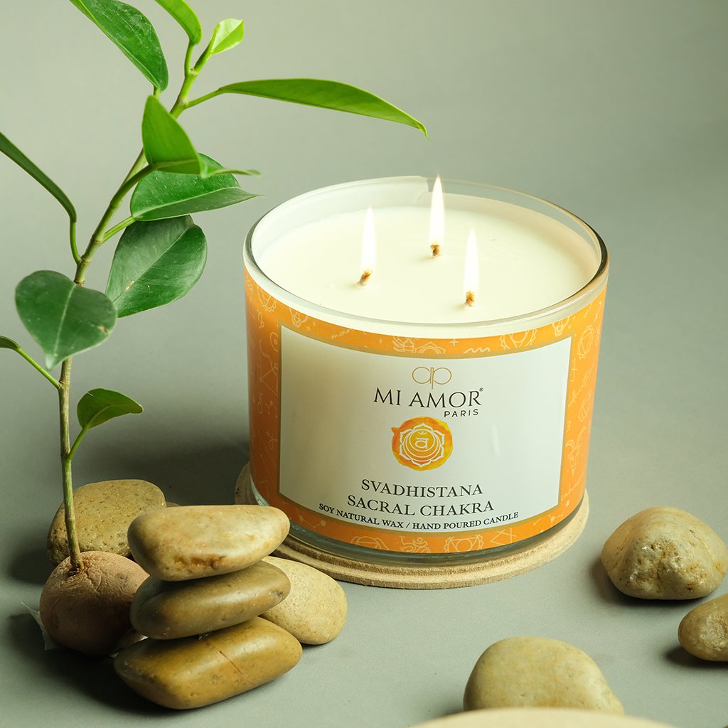 Svadhistana Sacral Chakra Candle