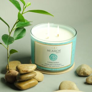 Vishudda Throat Chakra Candle