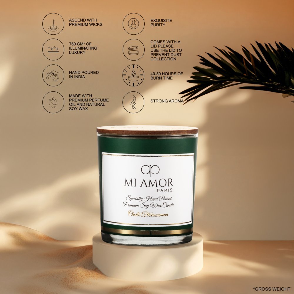Oudh Alkhuzama Candle -One Wick - Image 3
