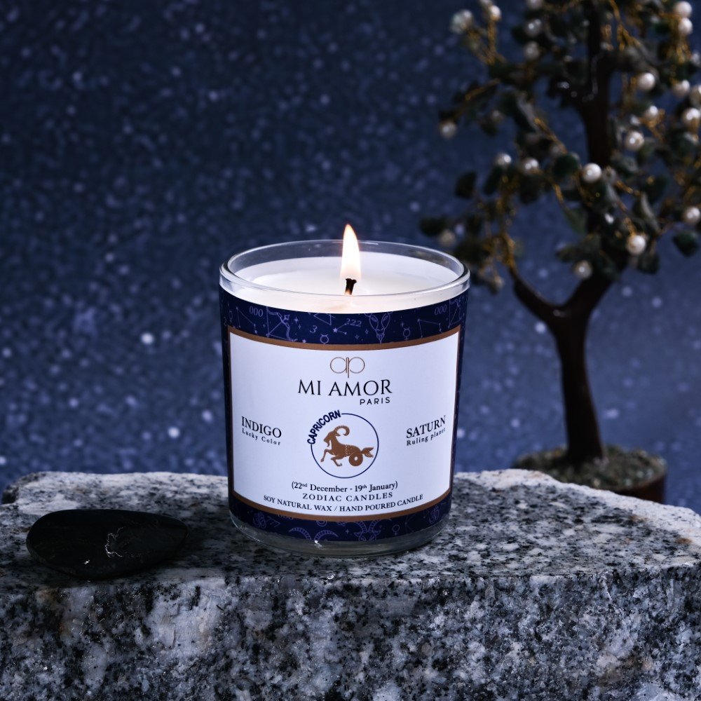 Capricorn Zodiac Candle -One Wick