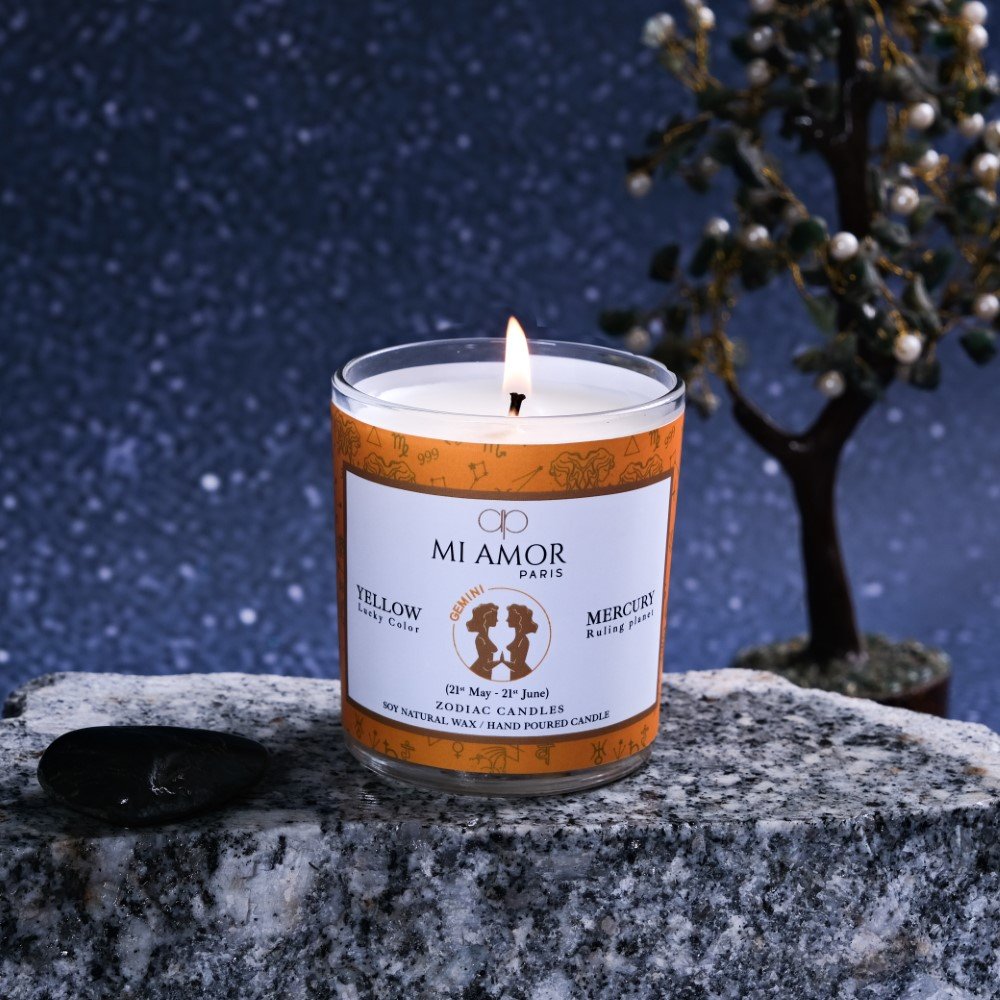 Gemini Zodiac Candle -One Wick