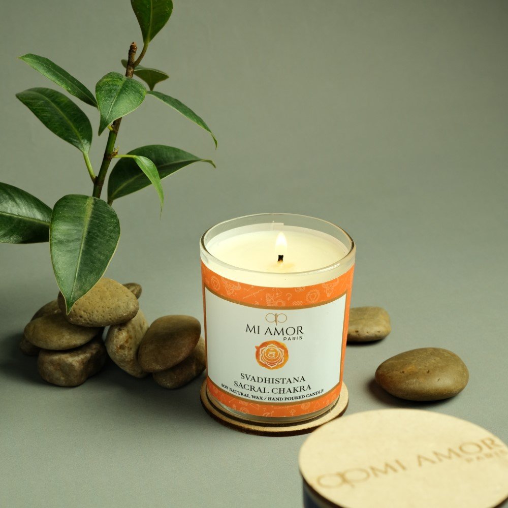 Svadhistana Sacral Chakra Candle - One Wick