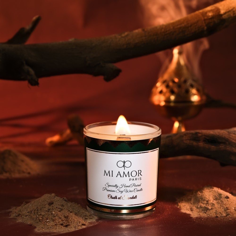 Oudh Al Sandali Candle -One Wick