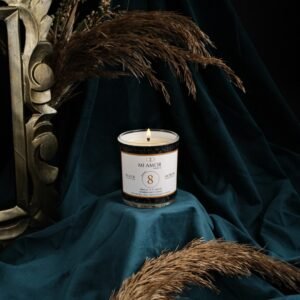 Numerology Candle 8: Saturn - Dark Blue - One Wick
