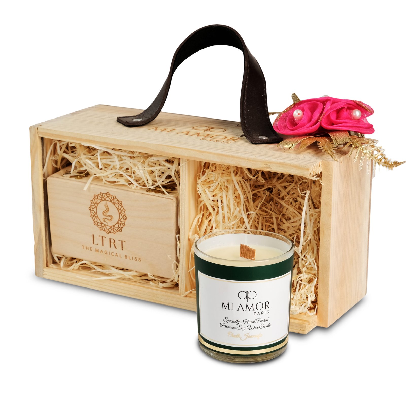 Single Wick Oudh Candle & Incense Gift Box – A Perfect Aromatic Duo - Image 2