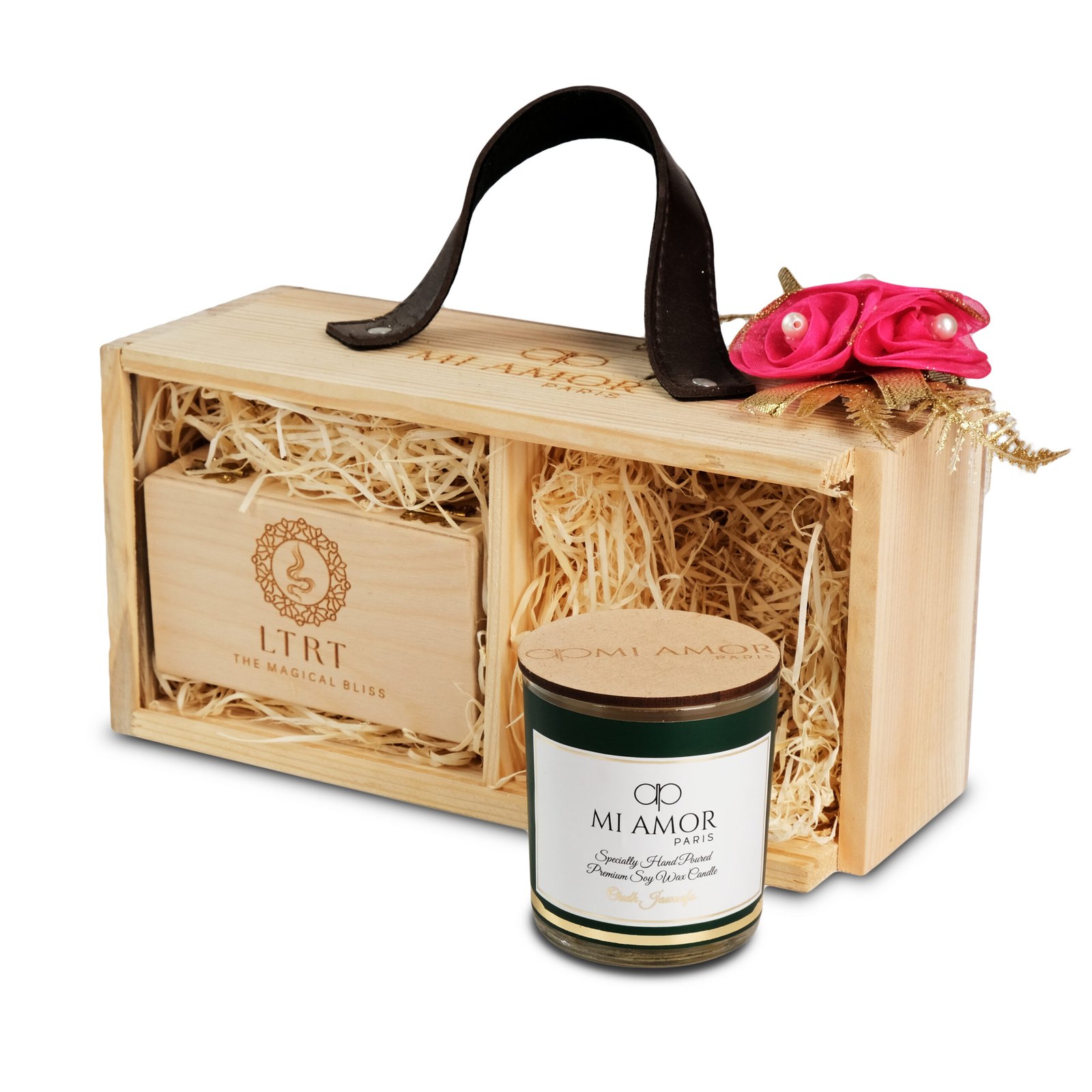 Single Wick Oudh Candle & Incense Gift Box – A Perfect Aromatic Duo - Image 3