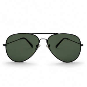 Grey Green Aviator Sunglasses for Men & Women – UV Protected Green Lens, Metal Frame, Stylish Sunglasses