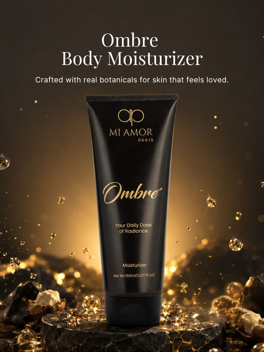 MI AMOR PARIS Ombre Daily Moisturizing Cream for Women | Face, Body & Hand Moisturizer | Shea Butter & Glycerin | 150ml - Image 3