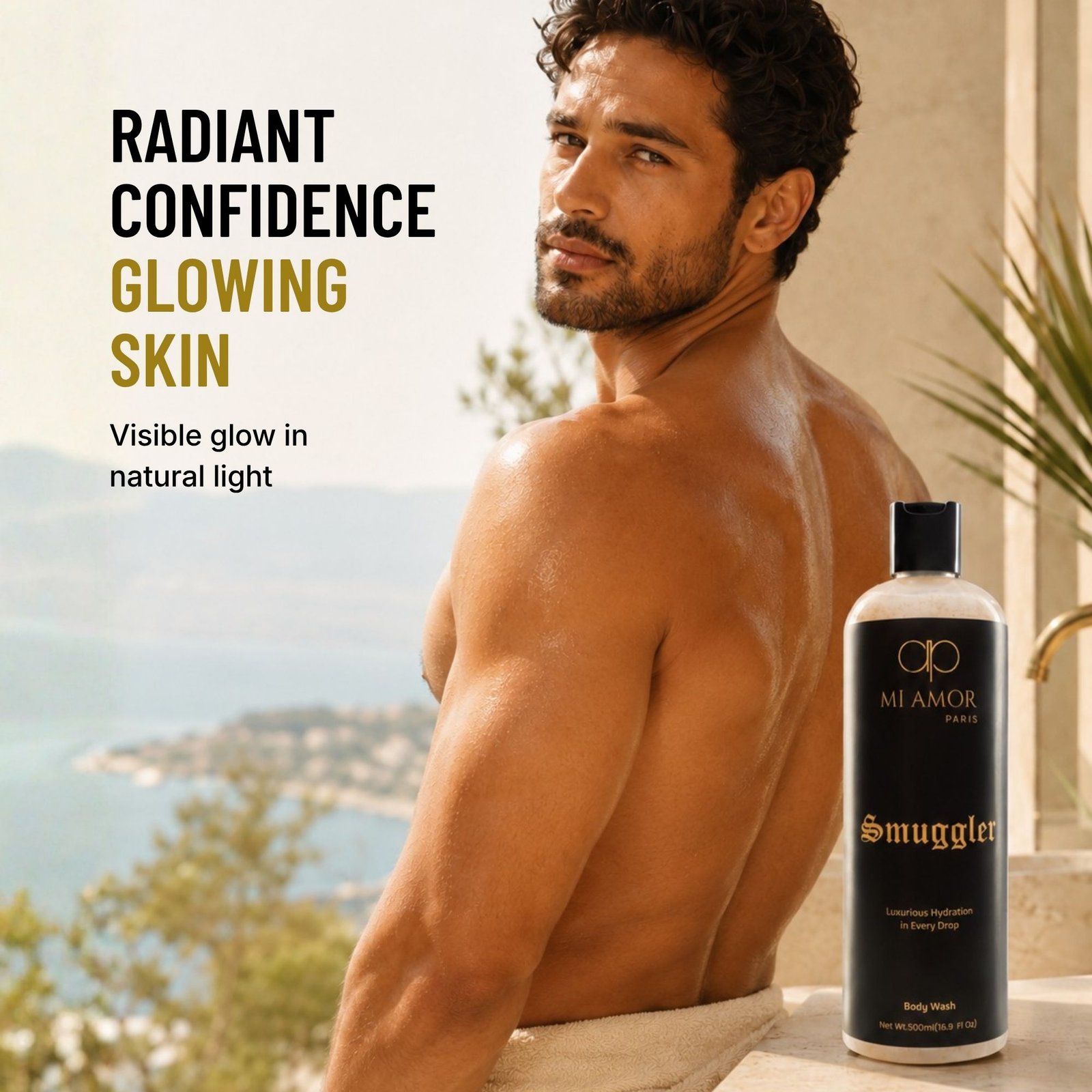 MI AMOR PARIS Smuggler Body Wash for Men | Deep Cleansing & Refreshing Formula | 500 ml - Image 6