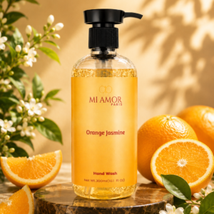 Orange Jasmine Moisturising Liquid Handwash | Long Lasting Fragrance | Moisture Lock Formula | Refreshing Citrus Floral Scent | 300 ml