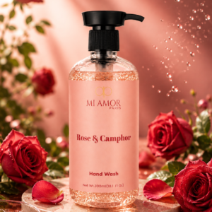 Rose & Camphor Moisturising Liquid Hand Wash | Premium Foaming Hand Soap | Hydrating & Moisture Lock Formula | Long-Lasting Floral Fragrance | 300 ml