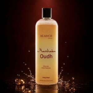 MI AMOR PARIS Marhaba Oudh Moisturising Shower Gel for Men | Rich Foam & Hydrating Formula | 500 ml
