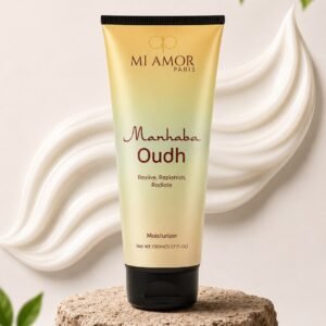 MI AMOR PARIS Marhaba Oudh Men Moisturizing Cream | Face & Body Daily Moisturizer with Shea Butter & Glycerin | 150ml