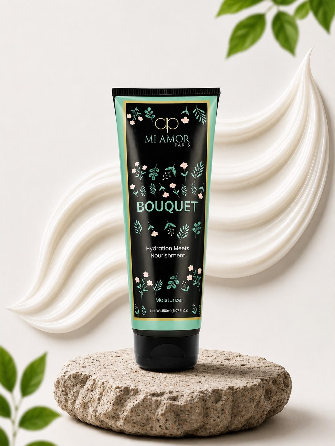 MI AMOR PARIS Bouquet Women Moisturizing Cream | Non-Greasy Daily Face, Body & Hand Moisturizer | 150ml