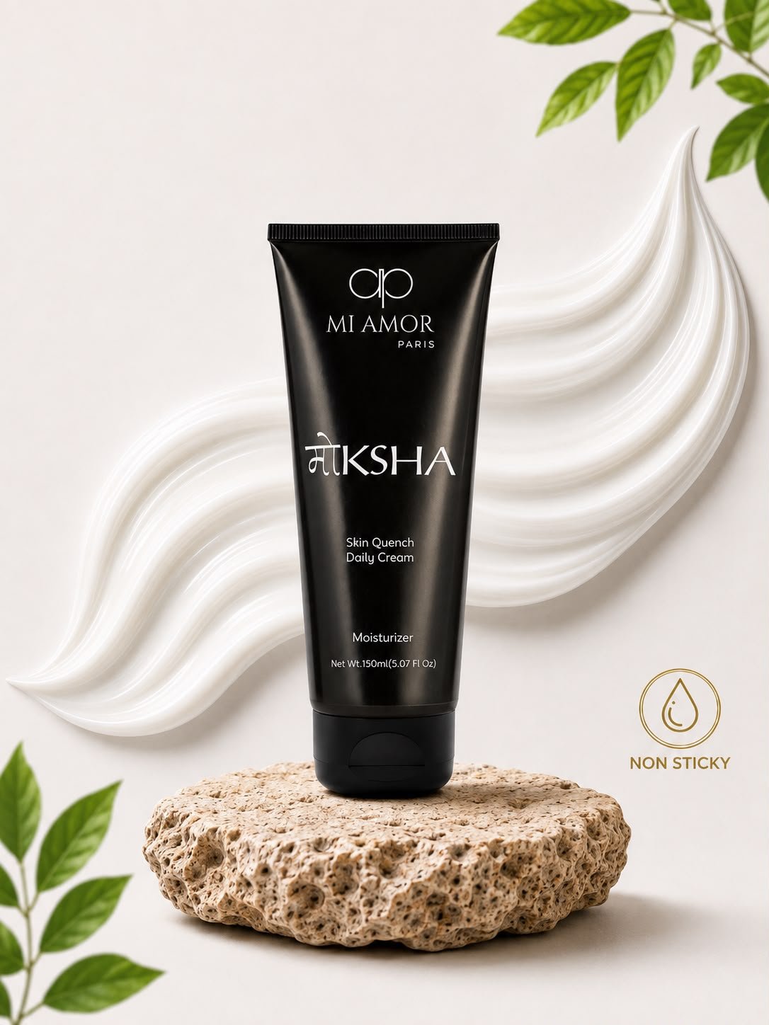 MI AMOR PARIS Moksha Men Face & Body Moisturizer | Intensive Hydration Cream with Shea Butter & Glycerin | 150ml